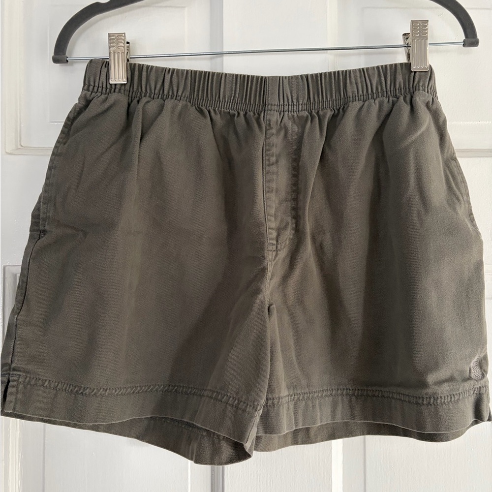 Chubbies Easy Short Women’s Dark Gray Athletic Size Small Pullon Elastic